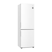 LG Total No Frost (Frost Free) | Tall Fridge Freezer | 341L | GBB61SWJEC | Super White, GBB61SWJEC