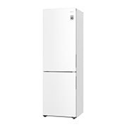 LG Total No Frost (Frost Free) | Tall Fridge Freezer | 341L | GBB61SWJEC | Super White, GBB61SWJEC