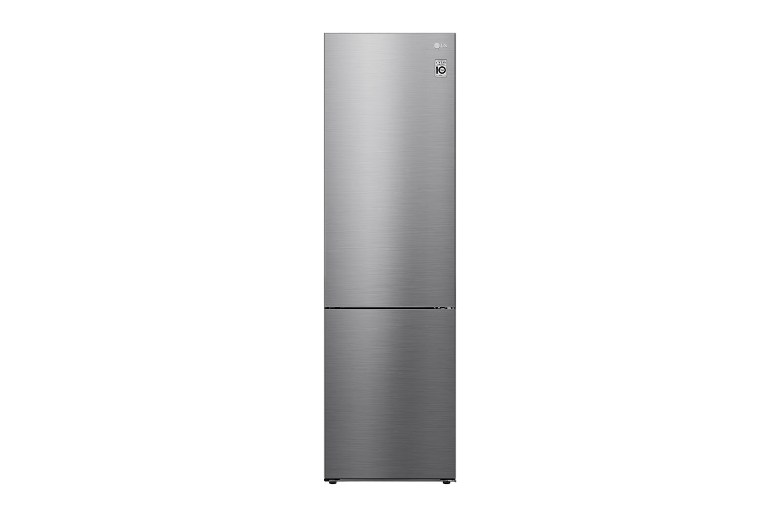 LG Total No Frost (Frost Free) | Tall Fridge Freezer | 384L | GBB62PZGCC | Shiny Steel, GBB62PZGCC