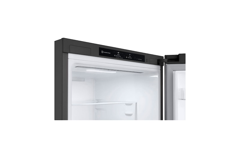 LG 384L Tall Fridge Freezer Shiny Steel Total No Frost, GBB62PZGCC