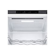 LG 384L Tall Fridge Freezer Shiny Steel Total No Frost, GBB62PZGCC