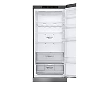 LG Total No Frost (Frost Free) | Tall Fridge Freezer | 384L | GBB62PZGCC | Shiny Steel, GBB62PZGCC