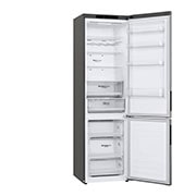 LG 384L Tall Fridge Freezer Shiny Steel Total No Frost, GBB62PZGCC