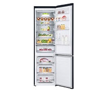 LG 384L Tall Fridge Freezer Matte Black Total No Frost, GBB72MCUFN