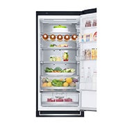 LG 384L Tall Fridge Freezer Matte Black Total No Frost, GBB72MCUFN