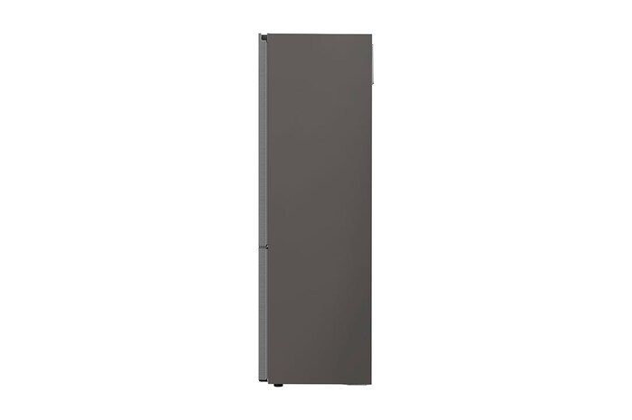 LG 384L Tall Fridge Freezer Total No Frost, Shiny Steel, GBB72PZEFN