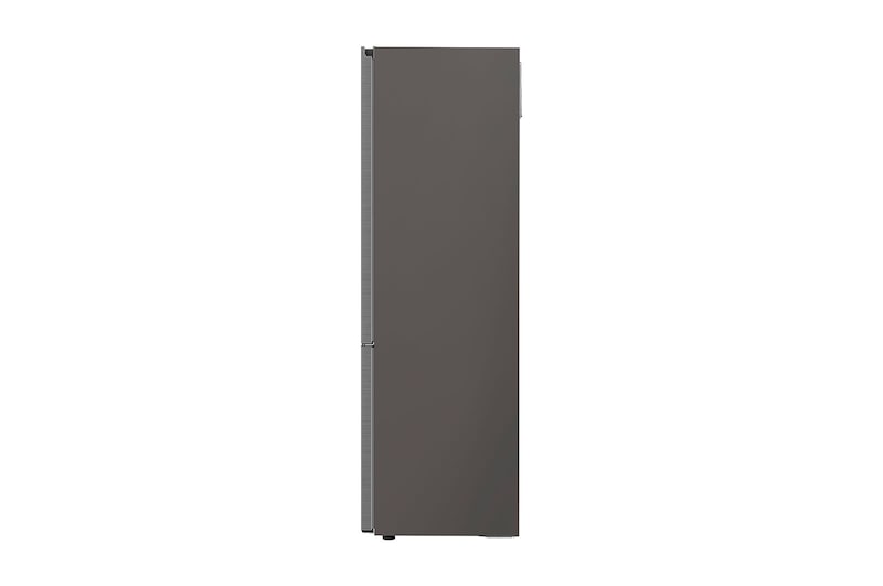 LG 384L Tall Fridge Freezer Total No Frost, Shiny Steel, GBB72PZEFN