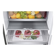 LG Total No Frost (Frost Free) | Tall Fridge Freezer | 384L | GBB72PZEFN | Shiny Steel, GBB72PZEFN