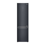 LG 384L Tall Fridge Freezer Matte Black Total No Frost, GBB92MCABP