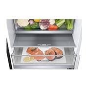 LG Total No Frost (Frost Free) | Tall Fridge Freezer | 384L | GBB92MCABP | Matte Black, GBB92MCABP