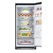 LG 384L Tall Fridge Freezer Matte Black Total No Frost, GBB92MCABP