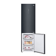 LG Total No Frost (Frost Free) | Tall Fridge Freezer | 384L | GBB92MCABP | Matte Black, GBB92MCABP