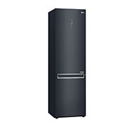 LG 384L Tall Fridge Freezer Matte Black Total No Frost, GBB92MCABP