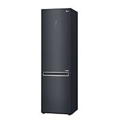 LG 384L Tall Fridge Freezer Matte Black Total No Frost, GBB92MCABP