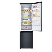 LG Total No Frost (Frost Free) | Tall Fridge Freezer | 384L | GBB92MCABP | Matte Black, GBB92MCABP