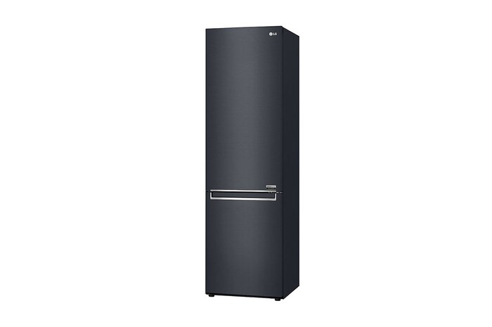 LG 384L Tall Fridge Freezer Total No Frost, Matte Black, GBB92MCBAP