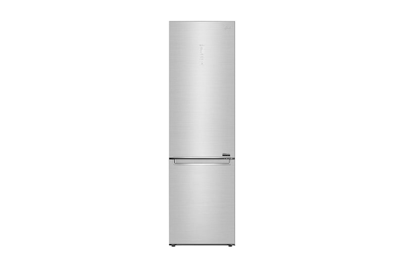 Front view of 384L Tall Fridge Freezer Total No Frost, Stainless Steel, GBB92STAXP