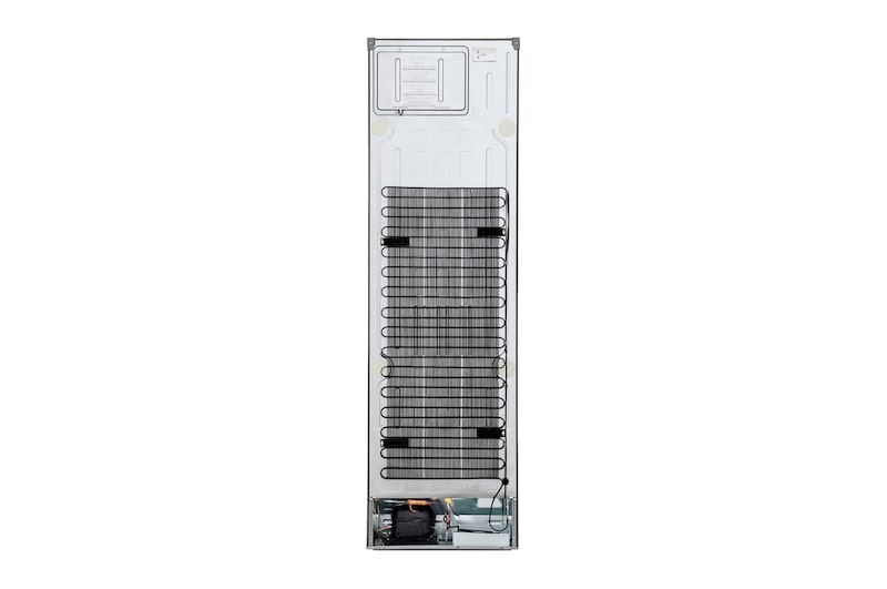 LG 384L Tall Fridge Freezer Shiny Steel Total No Frost, GBD62PZYFN