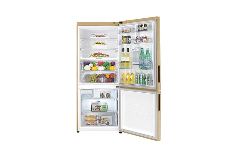 LG Smart Fridge Freezer with Total No Frost and Inverter Linear Compressor, GBF548GVDZH