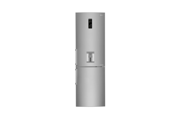 Front view of Smart Fridge Freezer with Total No Frost and Water Dispenser GBF59NSKZB