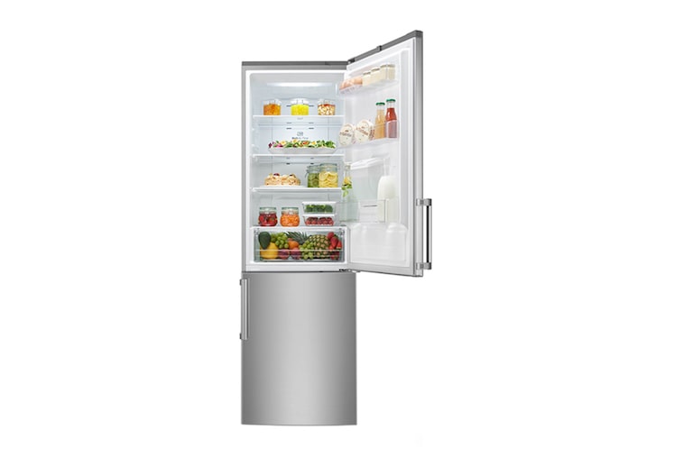 LG Smart Fridge Freezer with Total No Frost and Water Dispenser, GBF59PZKZB