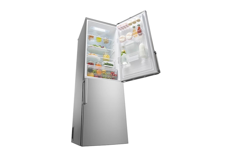 LG Smart Fridge Freezer with Total No Frost and Water Dispenser, GBF59PZKZB
