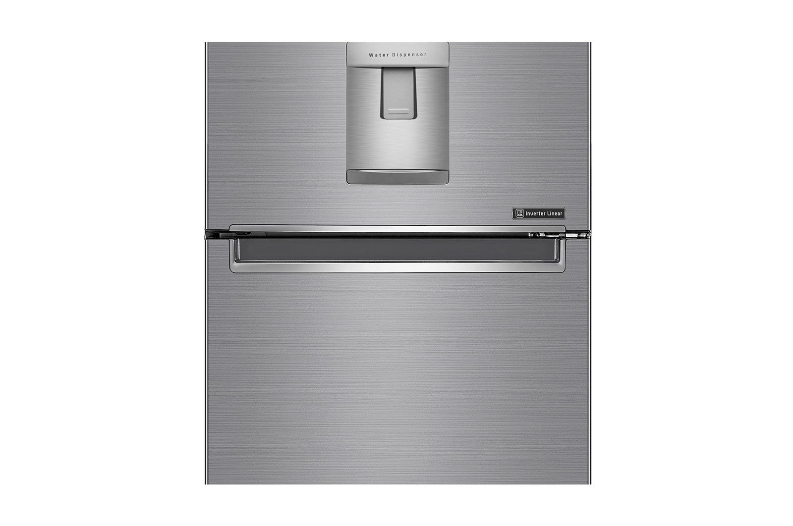 LG DoorCooling™ GBF61PZJZN Fridge Freezer, 337L, Shiny Steel, GBF61PZJZN