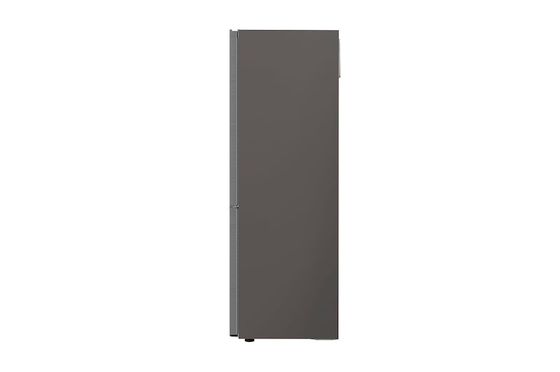 LG DoorCooling™ GBF61PZJZN Fridge Freezer, 337L, Shiny Steel, GBF61PZJZN