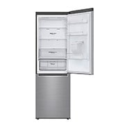 LG DoorCooling™ GBF61PZJZN Fridge Freezer, 337L, Shiny Steel, GBF61PZJZN