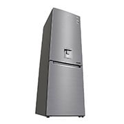 LG DoorCooling™ GBF61PZJZN Fridge Freezer, 337L, Shiny Steel, GBF61PZJZN