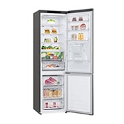 LG 383L Tall Fridge Freezer Shiny Steel Water Dispenser, GBF62PZJMN