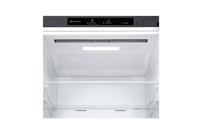 LG 383L Tall Fridge Freezer Water Dispenser, Shiny Steel, GBF62PZJMN