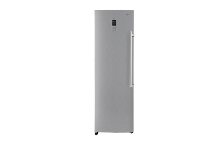 Front view of Cabinet Style Freezer in Brushed Steel GF5137AVHW1