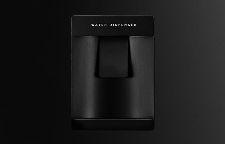 LG A+ Energy Rated Black Larder style fridge, large capacity, non-plumbed water dispenser., GL5141WBAW1