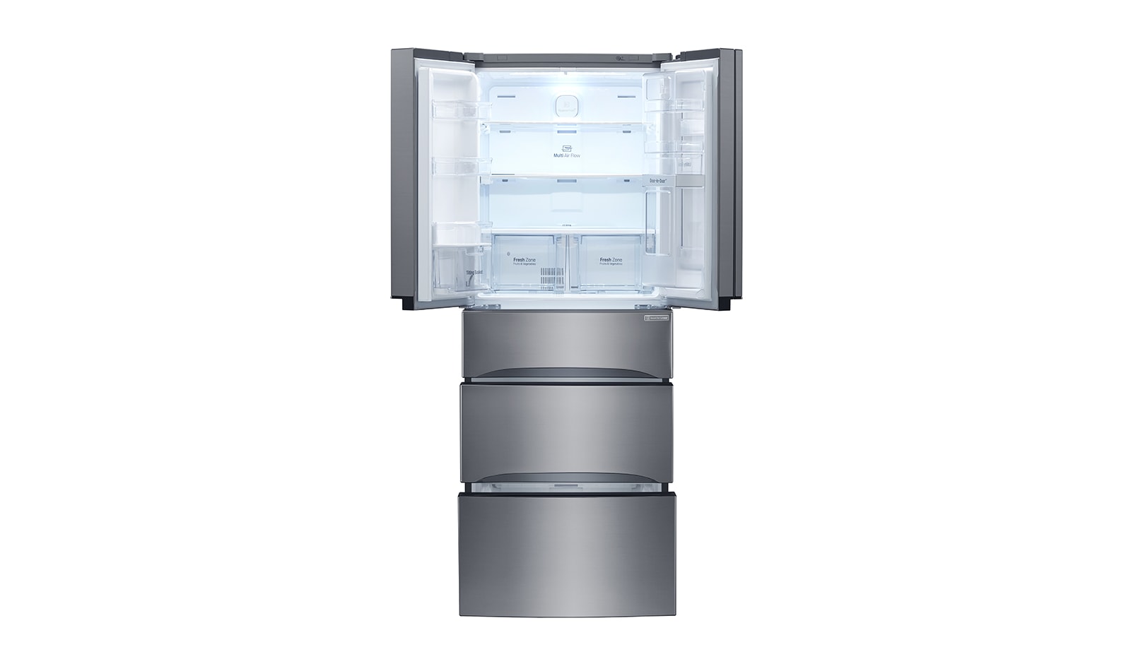 LG 5 Door Refrigerator with Door-in-Door™ and Multidrawer Freezer, GM6140PZQV