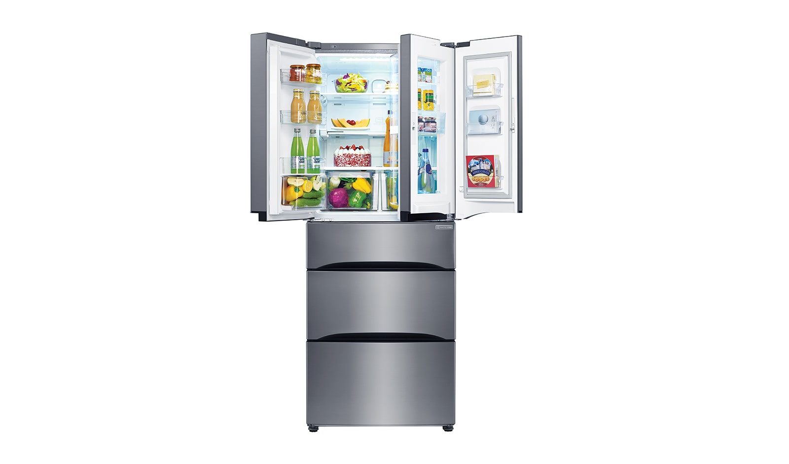 LG 5 Door Refrigerator with Door-in-Door™ and Multidrawer Freezer, GM6140PZQV