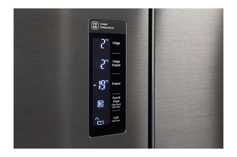 LG 5 Door Refrigerator with Door-in-Door™ and Multidrawer Freezer, GM6140PZQV