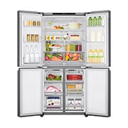 LG 530L Multi Door Fridge Freezer Shiny Steel Total No Frost, GMB844PZFG