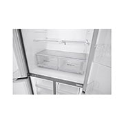 LG 530L Multi Door Fridge Freezer Shiny Steel Total No Frost, GMB844PZFG