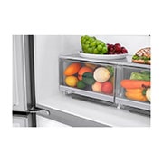 LG 530L Multi Door Fridge Freezer Shiny Steel Total No Frost, GMB844PZFG