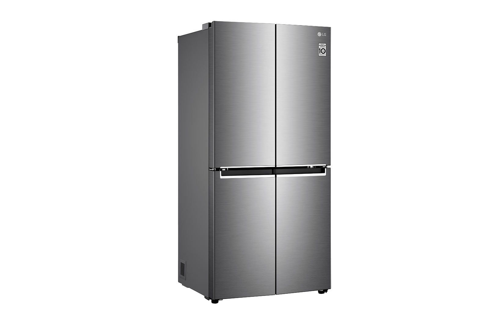LG 530L Multi Door Fridge Freezer Shiny Steel Total No Frost, GMB844PZFG