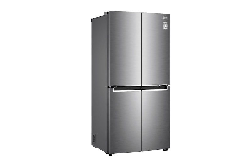 LG 530L Multi Door Fridge Freezer Shiny Steel Total No Frost, GMB844PZFG