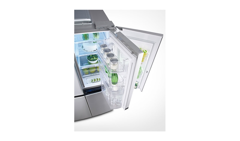 LG A+ Energy Rated Multidoor Refrigerator with Door-in-Door™ and Plumbed Water & Ice Dispenser, GMJ916NSHV