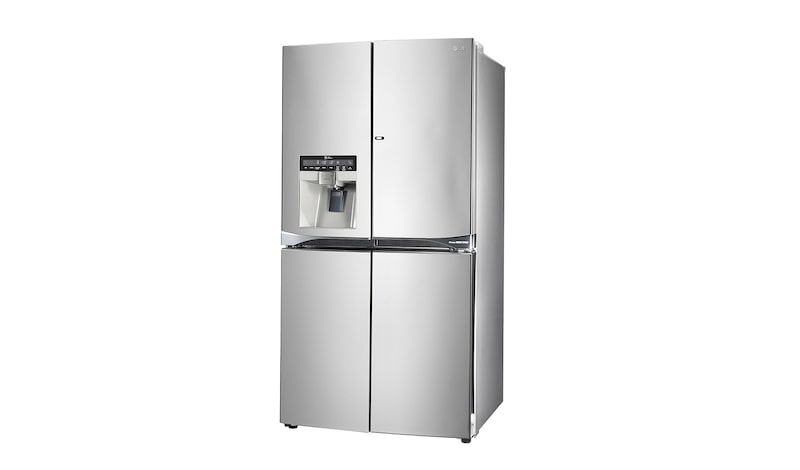 LG A+ Energy Rated Multidoor Refrigerator with Door-in-Door™ and Plumbed Water & Ice Dispenser, GMJ916NSHV