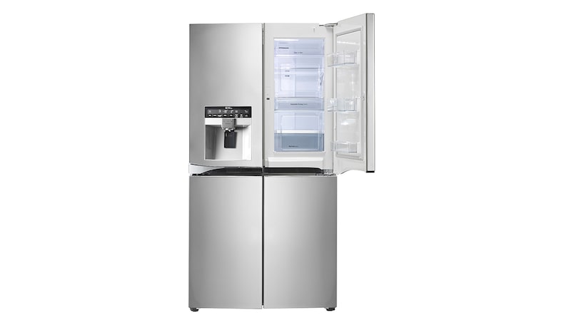 LG A+ Energy Rated Multidoor Refrigerator with Door-in-Door™ and Plumbed Water & Ice Dispenser, GMJ916NSHV