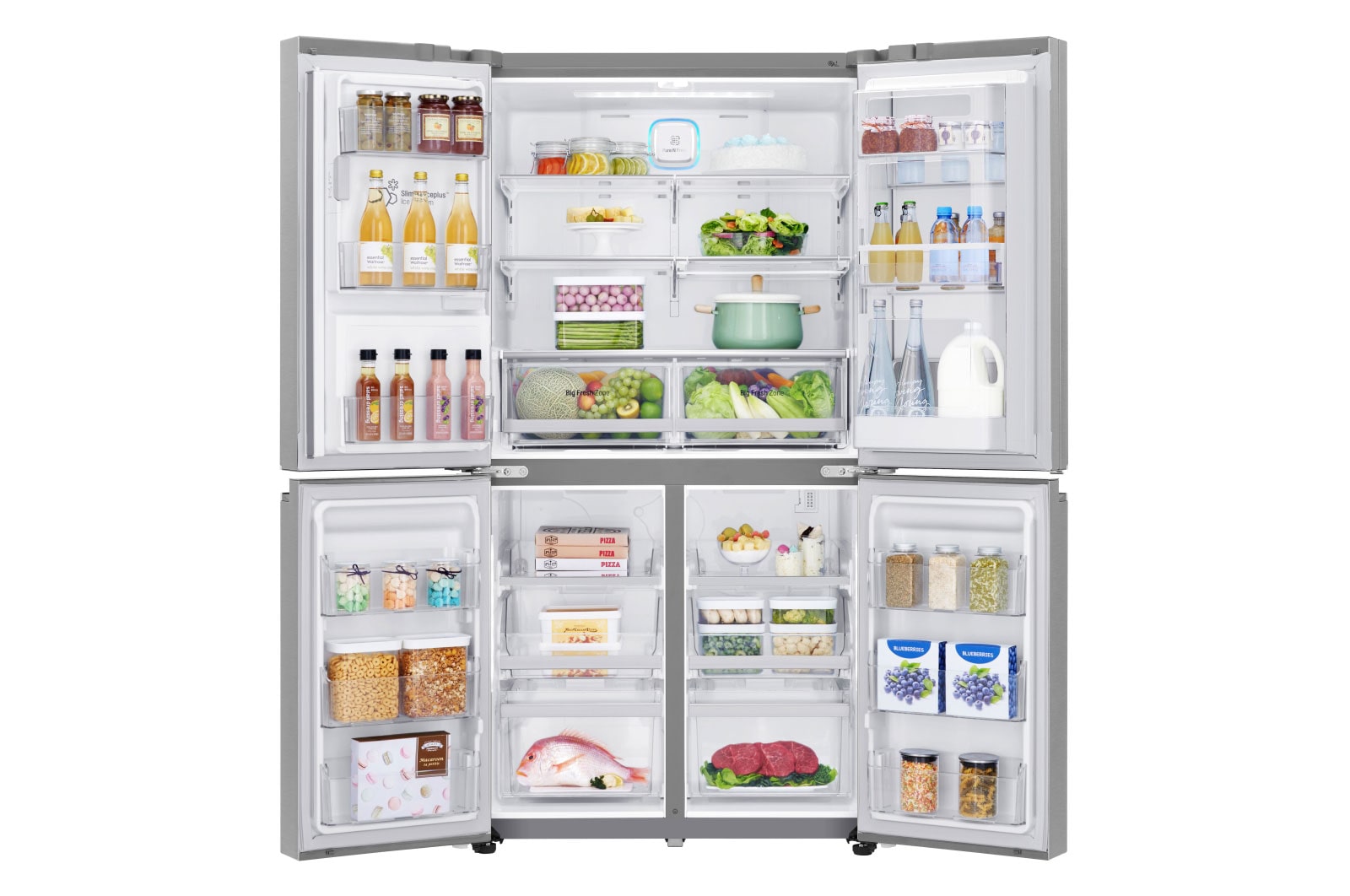 LG Door-in-Door® GMJ936NSHV Multi Door  Smart  Fridge Freezer - Premium Steel, GMJ936NSHV
