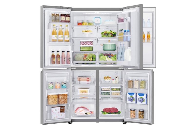 LG Door-in-Door® GMJ936NSHV Multi Door  Smart  Fridge Freezer - Premium Steel, GMJ936NSHV