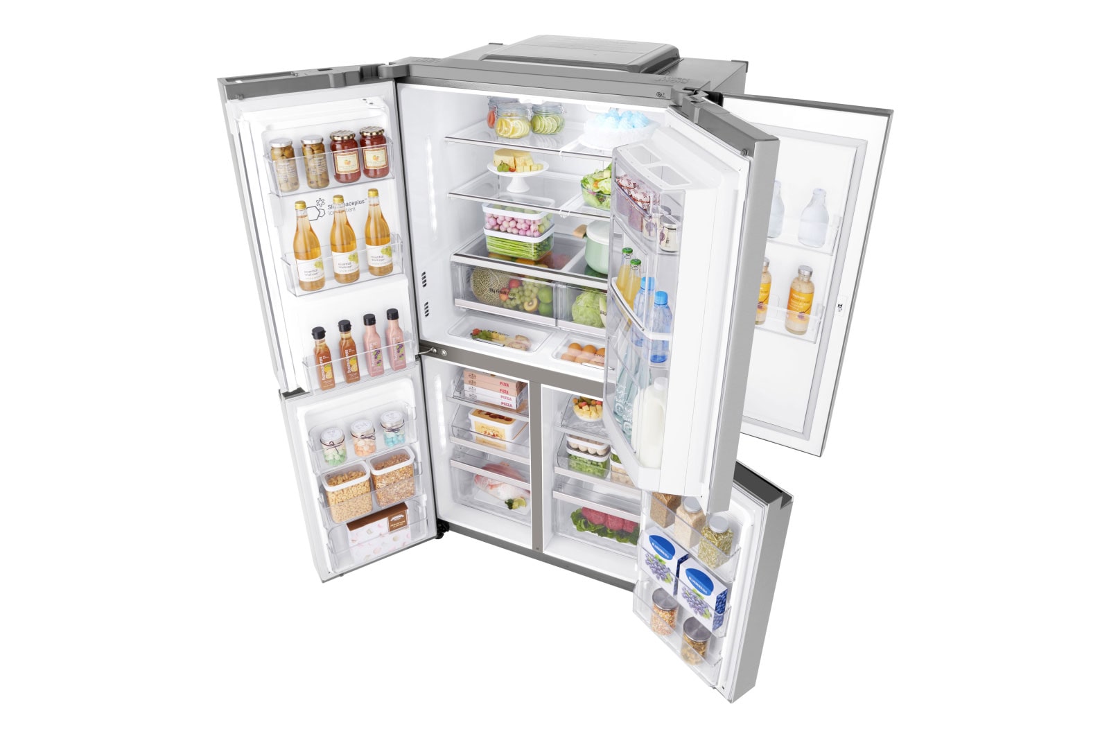 LG Door-in-Door® GMJ936NSHV Multi Door  Smart  Fridge Freezer - Premium Steel, GMJ936NSHV