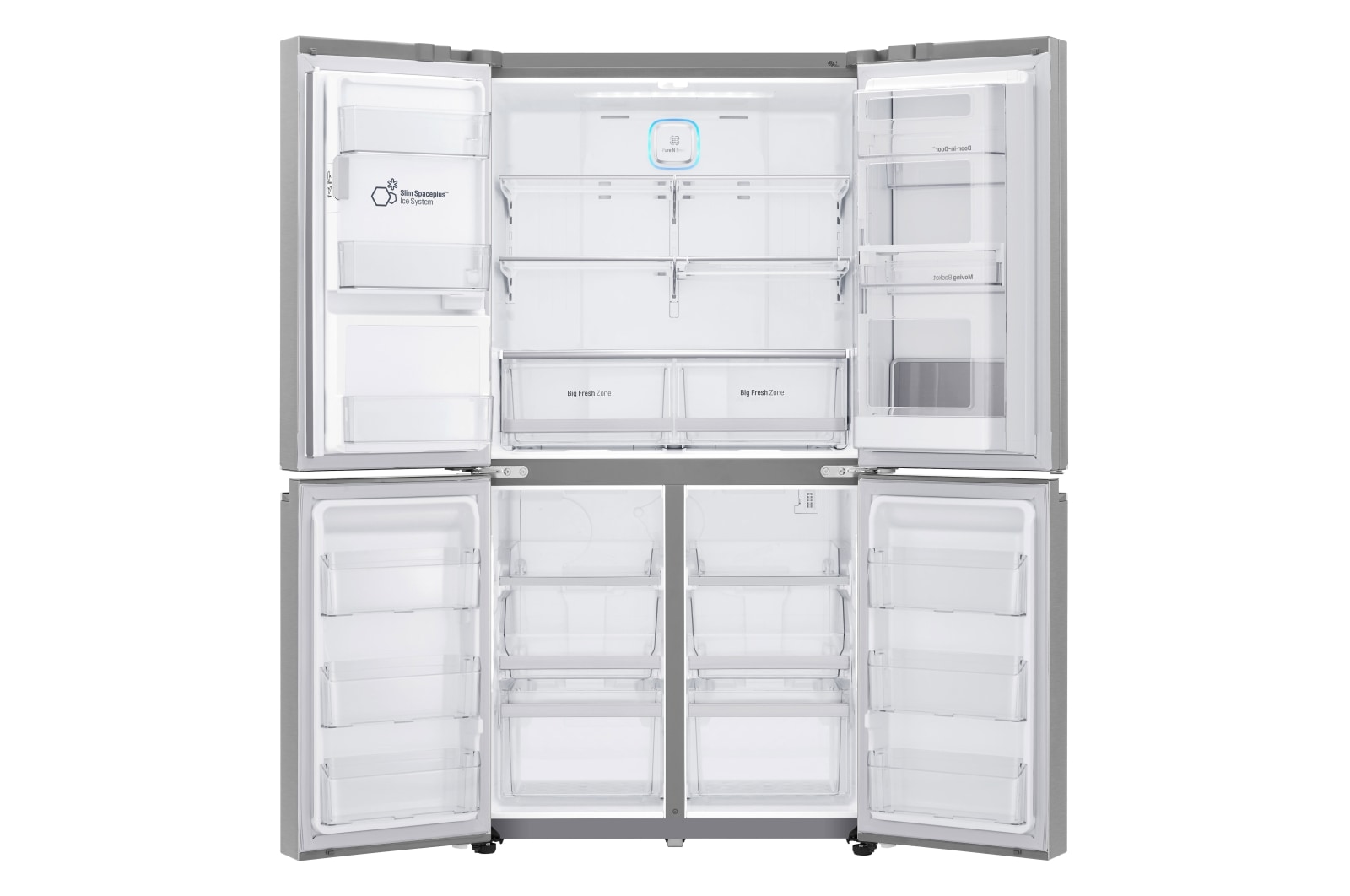 LG Door-in-Door® GMJ936NSHV Multi Door  Smart  Fridge Freezer - Premium Steel, GMJ936NSHV