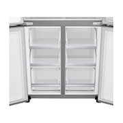 LG 506L Multi Door Fridge Freezer Shiny Steel Water & Ice Dispenser, GML844PZ6F
